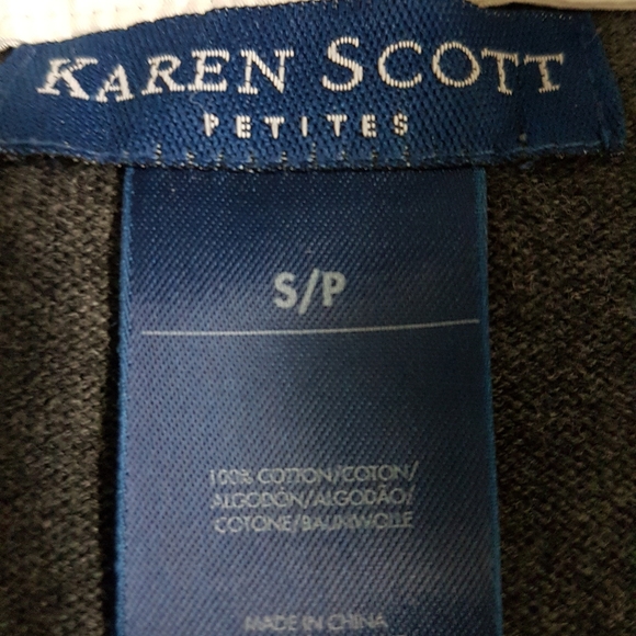 Petite Argyle Layered Sweater - Picture 5 of 6